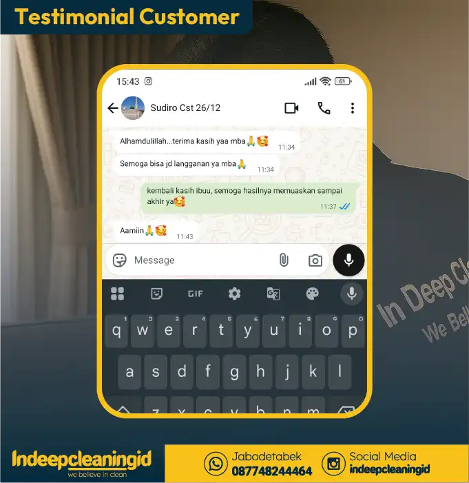 Bukti testimoni dari Sudiro